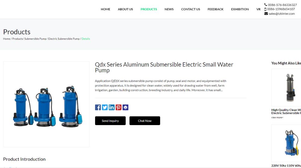 submersible pump manufacturers